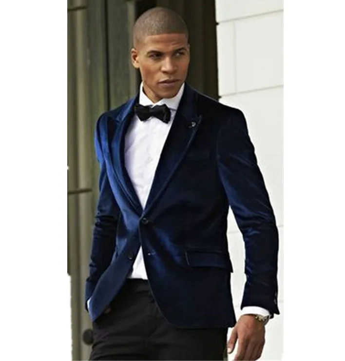 2018 темно синий бархатный модный мужской костюм женский для свадьбы вечеринки