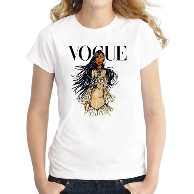 Плюс размеры S-XXXL Harajuku летняя футболка новинки для женщин модные VOGUE печатных
