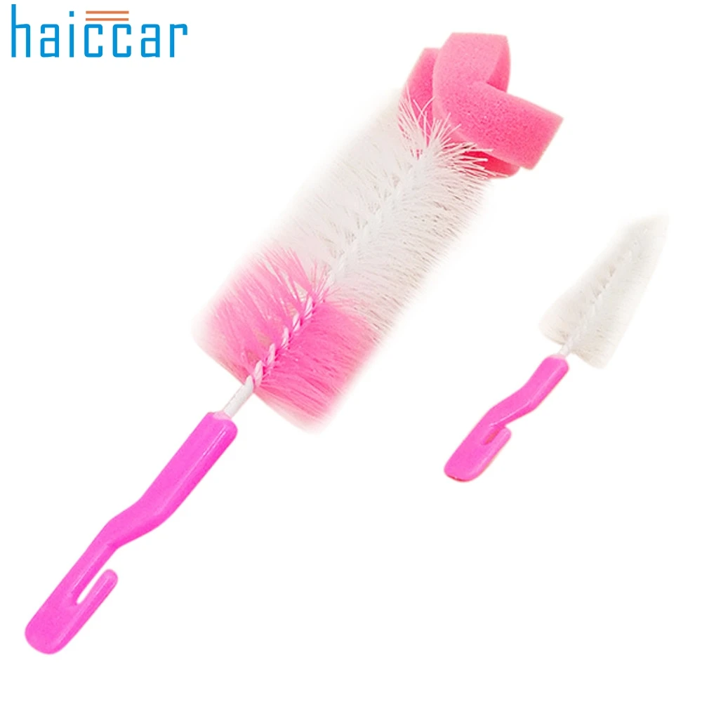 2 шт. легкая чистка острый сосок губка бутылка для молока стеклянная чашка