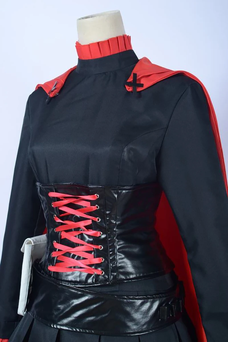 Американский мультфильм RWBY Красный Трейлер Рубиновая Роза маскарадный костюм