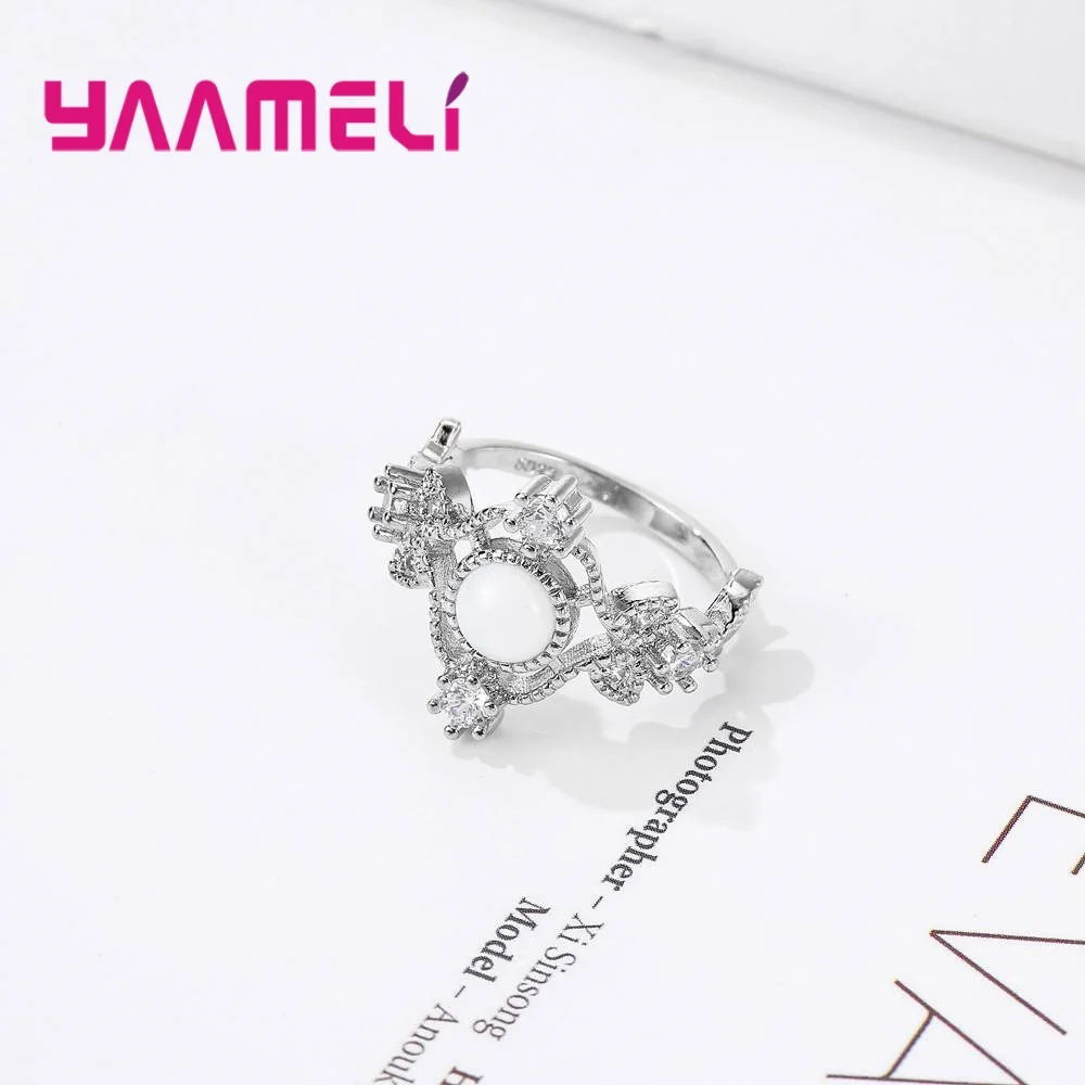 Top Quality 925 Sterling Silver Accessories Beautiful Finger Ring Senior Jewelry For Female Anniversary/Birthday Gift | Украшения и