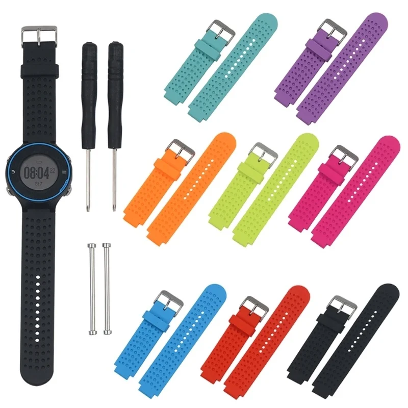 Силиконовый ремешок для смарт часов Garmin Forerunner220/230/235/630/620/735 Смарт часы с