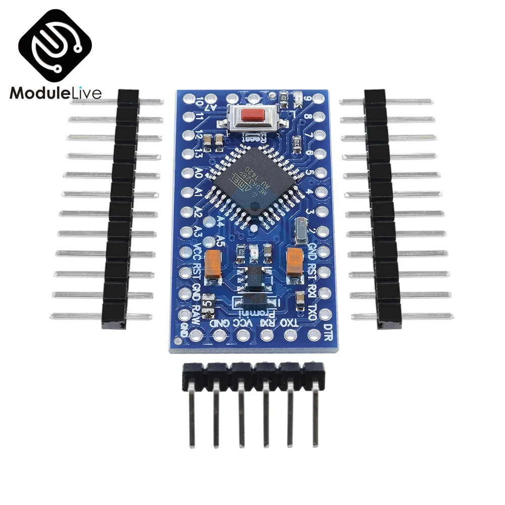 Плата Atmega328 Pro Mini 5 в 16 м модуль для Arduino Nano с автоматическим сбросом