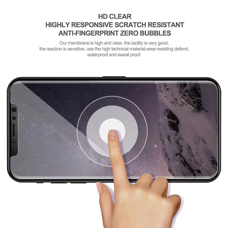 FQYANG 9H переднее и заднее закаленное стекло для IPHONE XS MAX XR X 8 7 6S 6 PLUS 5 5S 5C 4 4S Защитная