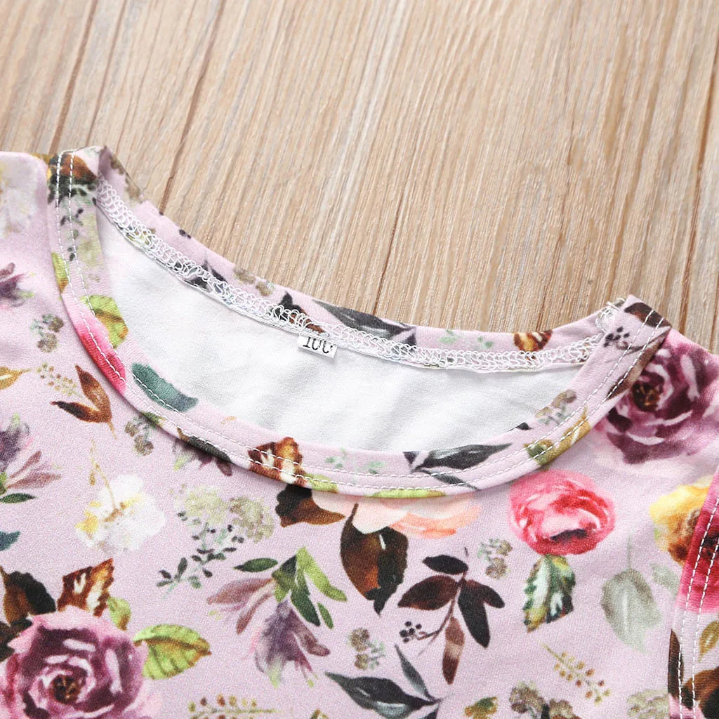 MUQGEW New Fashion Summer Toddler Baby Girls Sleeveless Floral Print Dress Vest Dresses Clothes 2019 | Детская одежда и обувь