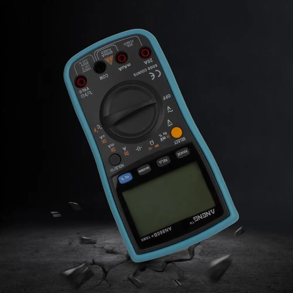 Цифровой мультиметр 6000 отсчетов с автоматическим выбором диапазона