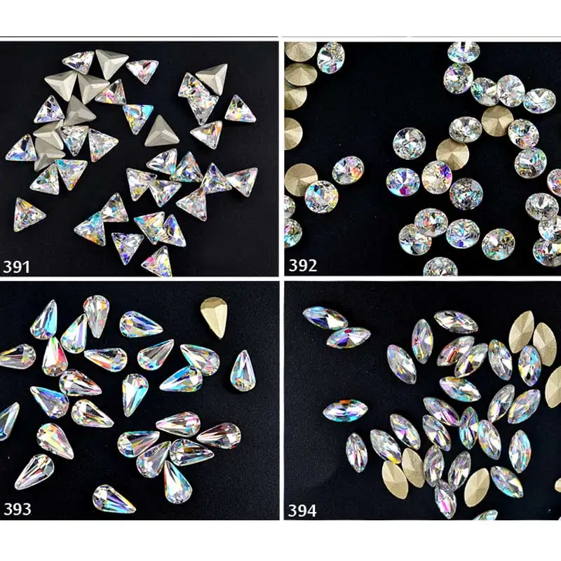 Новинка роскошные украшения для дизайна ногтей в форме бриллианта высокого