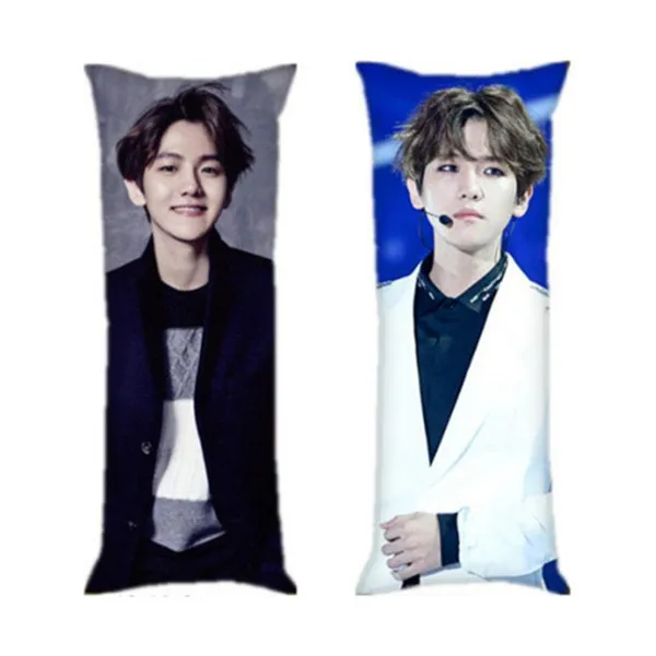 picture 04 Корейская kpop подушка для тела EXO BAEKHYUN CHEN CHANYEOL KAI SEHUN Kris XIUMIN SUHO boyfriend подушки для тела 40 см* 100 см - Цвет: picture 04