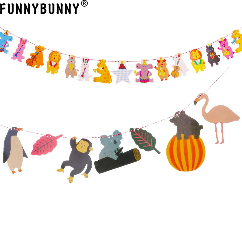 Товары для дня рождения FUNNYBUNNY бумажные ленты детский сад фестиваль Декор