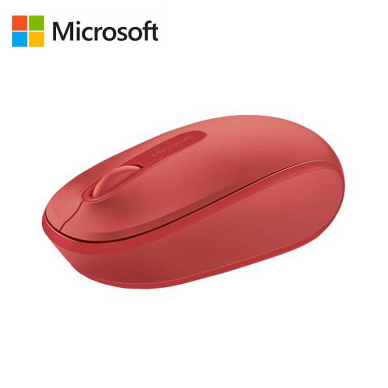 Microsoft 1850 беспроводная мышь 2 4 ГГц портативная Студенческая мини розовая