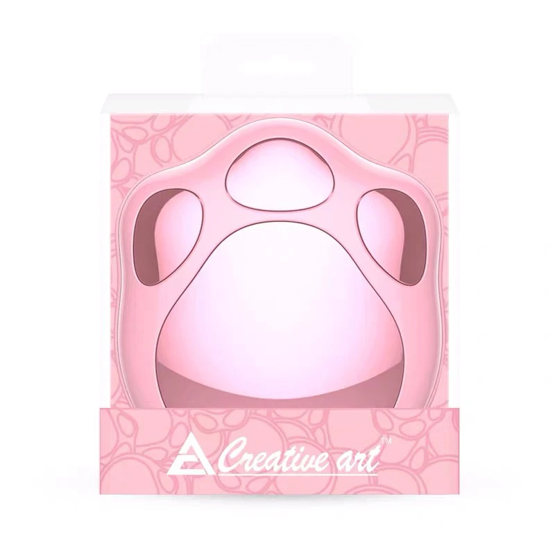 Pink simple packagin Милая кошачья лапа Волшебная Антистатическая щетка для волос ручка спутывание душ электропластина Массажная расческа салонный инструмент для укладки волос - Цвет: Pink simple packagin