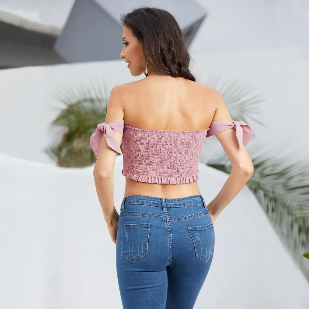 Женские 2019 летние европейские и американские новые кружевные рукава сексуальные