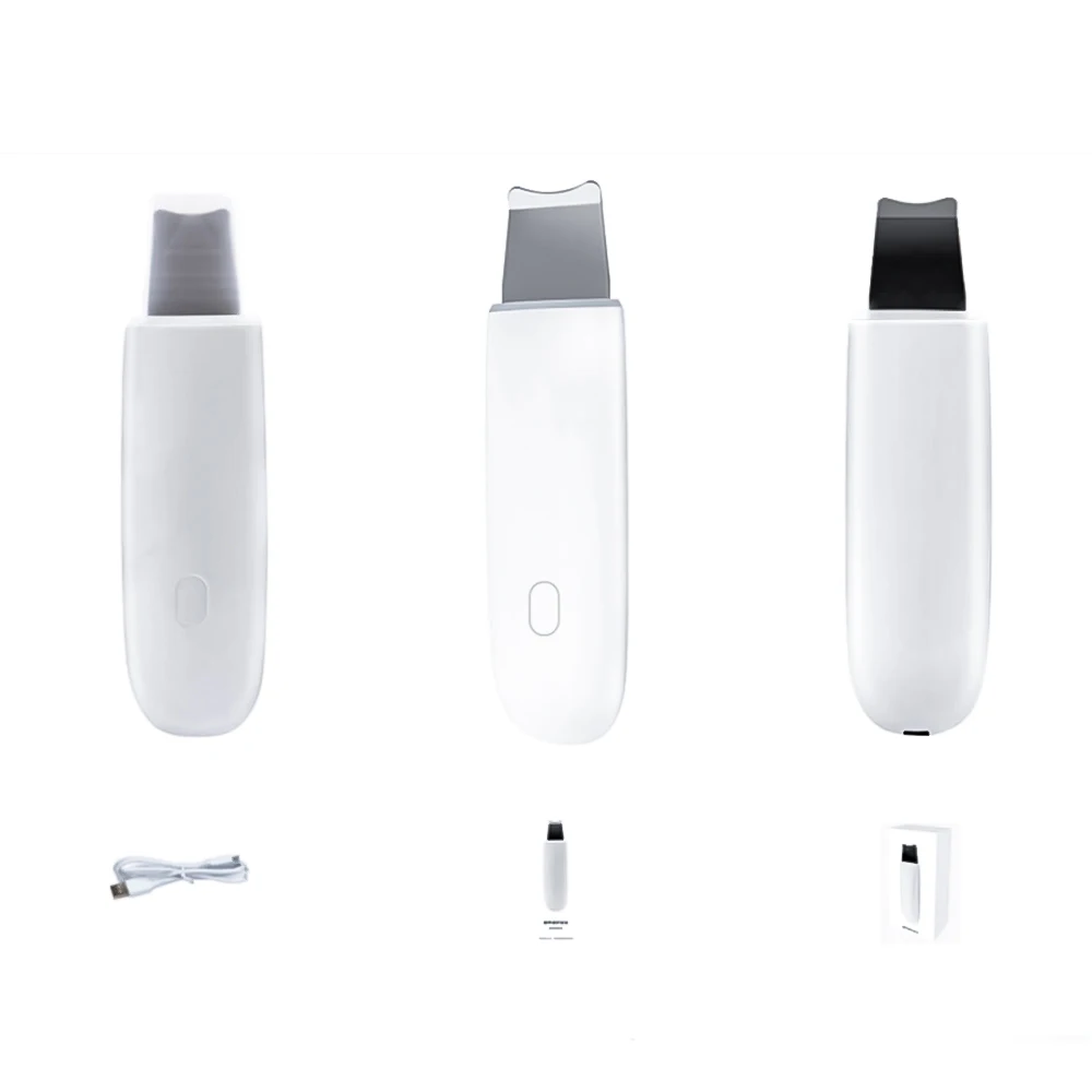 Ультразвуковой скребок для кожи электронный вибрирующий шпатель очищения лица