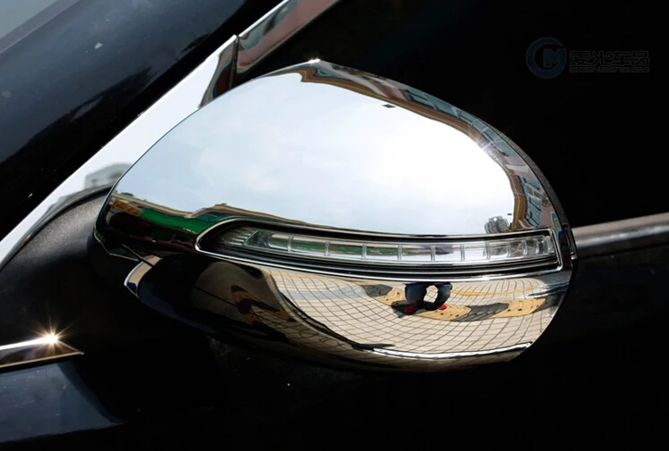 Для Kia Sportage 2010 2011 2012 2013 2014 2015 ABS хромированное боковое зеркало заднего вида