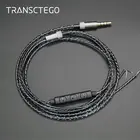 Аудиокабель для наушников, 3,5, с разъемом для ремонта регулятора мм, 18 медных сердечников