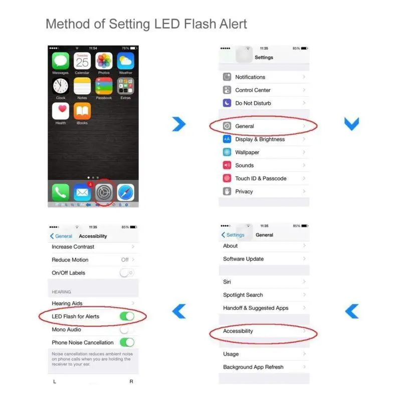 Xskemp светодиодной вспышкой свет напомнить входящего вызова силиконовый чехол