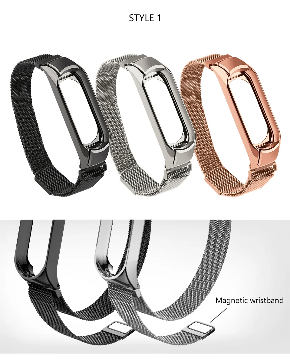 Браслет mi Band 4 3 металлический ремешок для Xiaomi mi 3 браслет Безвинтовой браслет из нержавеющей стали mi Band 3 браслет mi band 4 ремешок correa