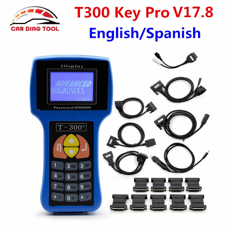 Новые T300 Ключевые программист V17.8 Профессиональный Универсальный Авто