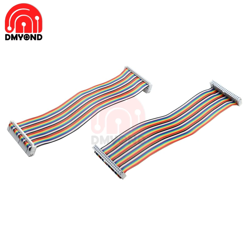 Diy Электронный 20 см 40 P PIN 40PINS Way GPIO Радужный ленточный кабель для Raspberry Pi Model B /