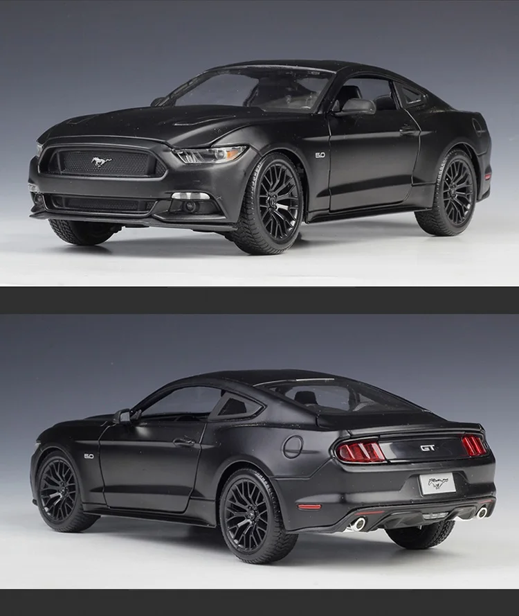1:18 Maisto Ford Mustang GT матовый черный/оранжевый/желтый/синий/красный литой модельный автомобиль