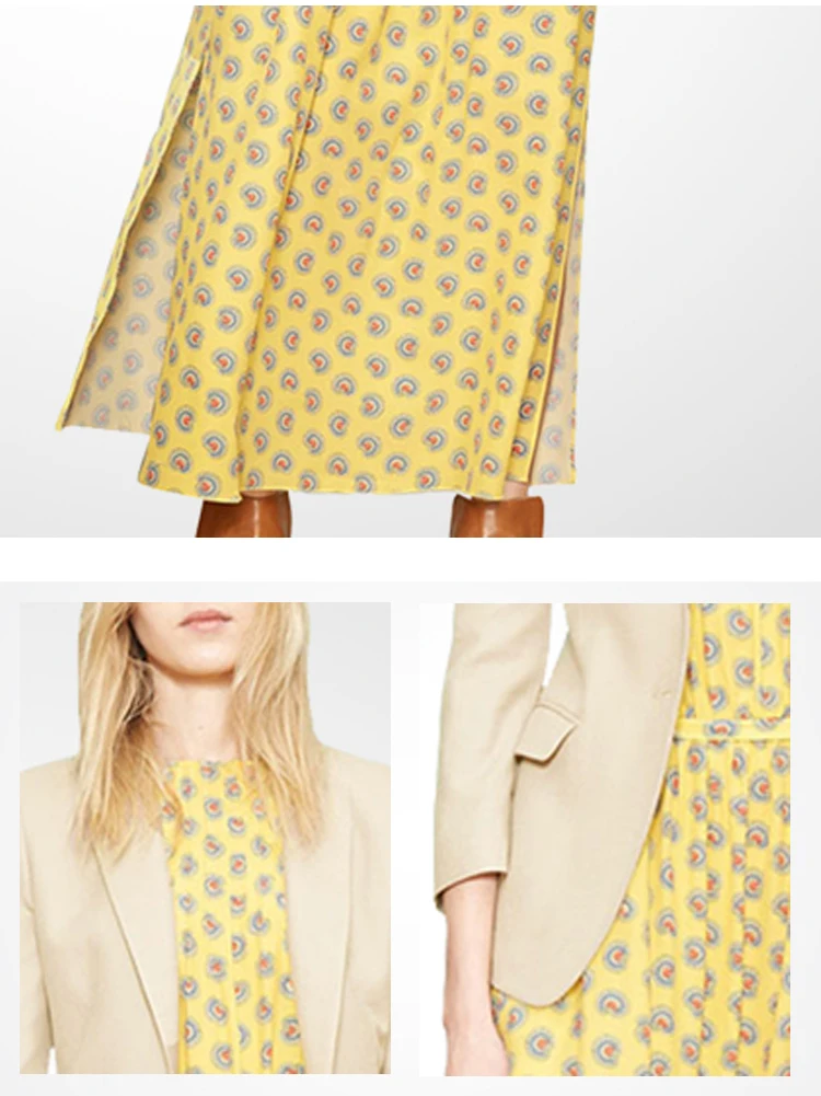 2019 Весна новое поступление комплект из двух предметов платье костюм темперамент