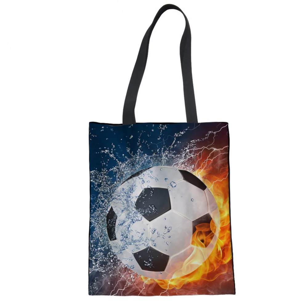 WHEREISART Мужская детская сумка для футбола многоразовая Хлопковая покупок в