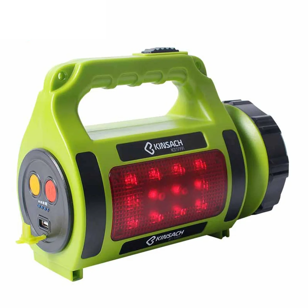 Портативный супер яркий USB Перезаряжаемый походный Многофункциональный