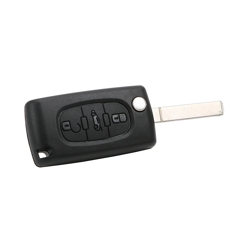 3 кнопки ключ замены крышки для стилизации автомобильного пульта оболочки Чехол