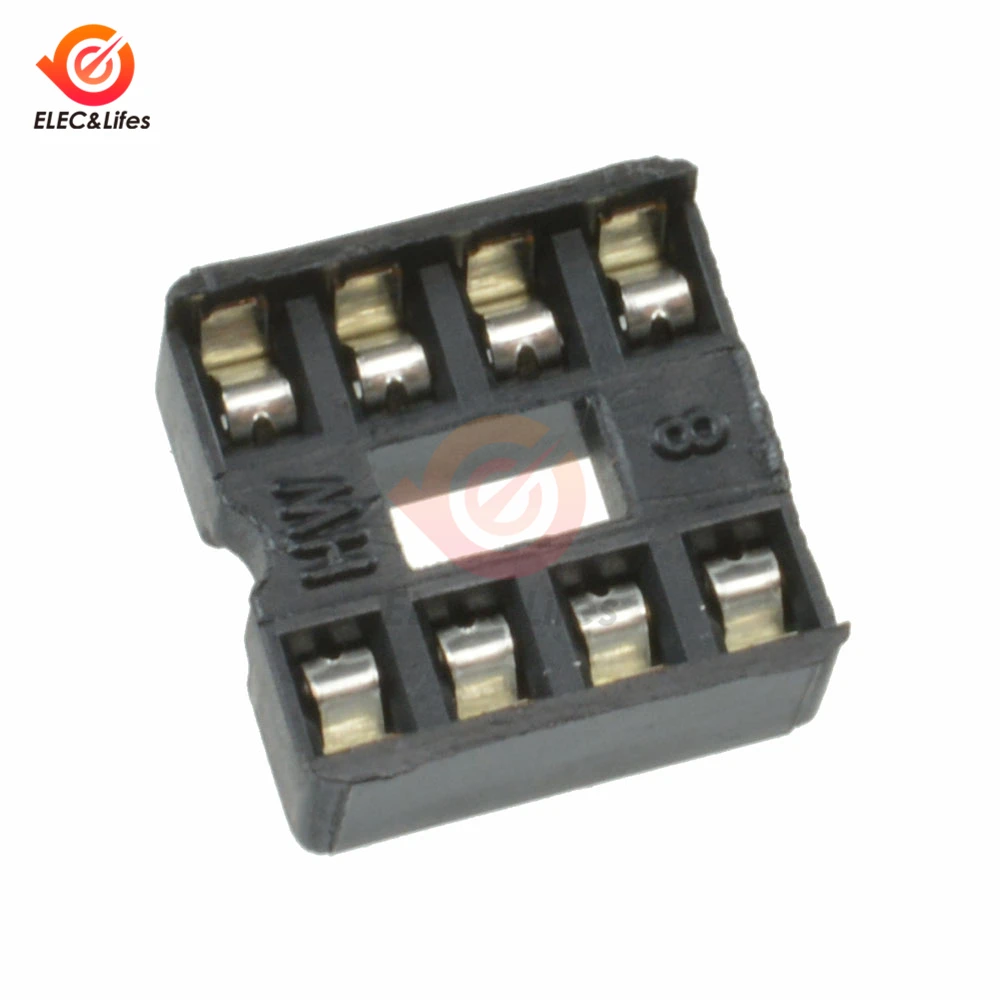 10 шт. 8P IC Блок Чип Держатель DIP-8 чип гнездо DIP8 электронные компоненты |