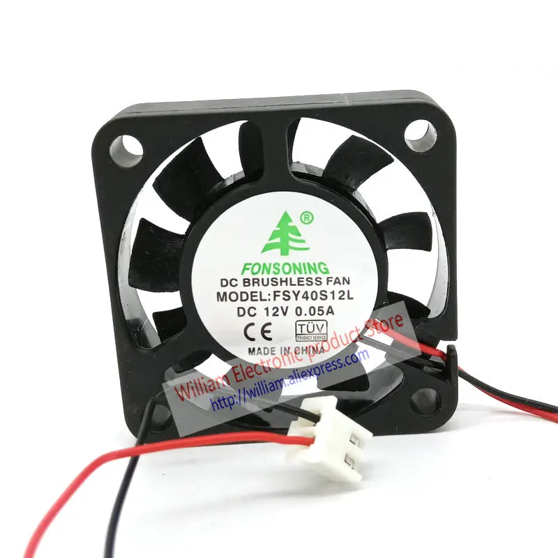 Новый оригинальный бесшумный охлаждающий вентилятор FONSONING FSY40S12L 12 В постоянного