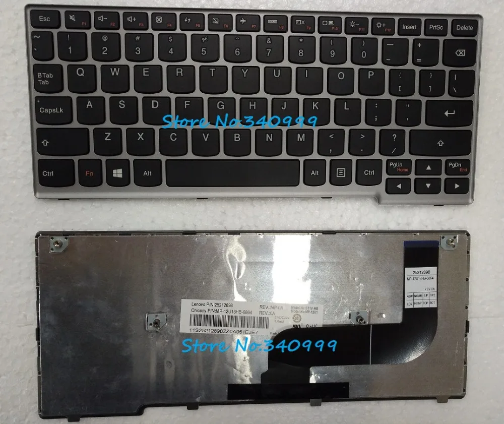 Бесплатная доставка Новая Клавиатура США для Lenovo S210 S215 S20 30 Touch IdeaPad Yoga 11s YOGA11S IFI 11S