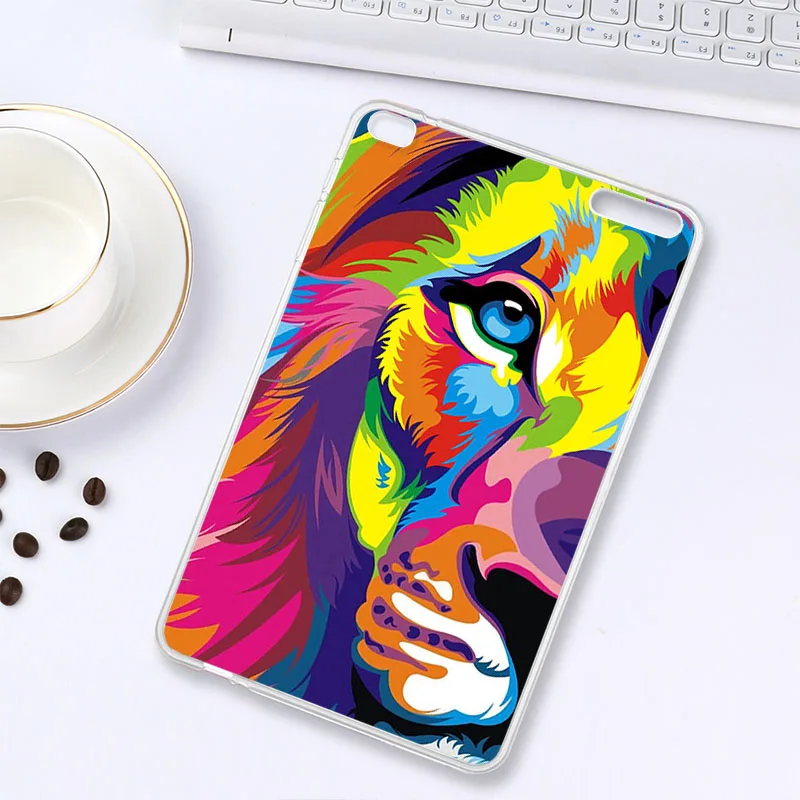 Прозрачный чехол для планшета huawei MediaPad T5, силиконовый чехол для huawei MediaPad T1 9,6 10 8,0 7,0 T3 8, мягкие сумки из ТПУ - Цвет: H064