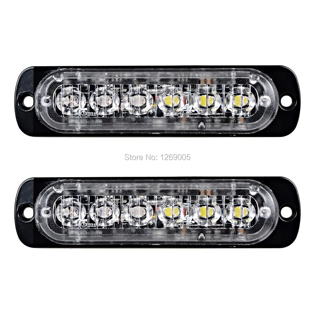 2 шт. белый янтарь автомобиль отряда Техники скорой помощи Внешний Автомобиль для