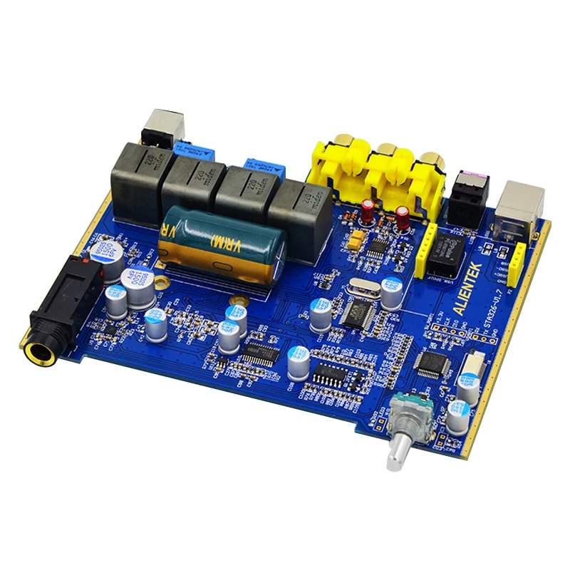 Цифровой мини усилитель ALIENTEK D8 Class D XMOS 80 Вт * 2 Hi Fi коаксиальный/оптический/USB +