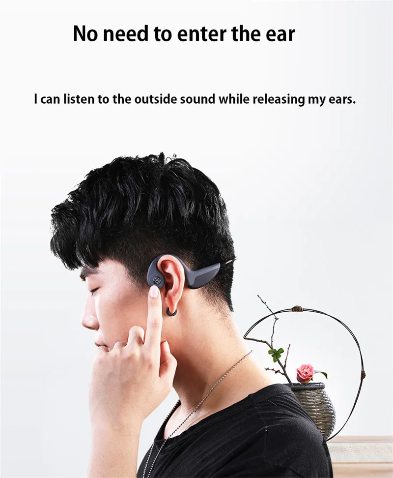 Z8 Headphones Bluetooth 5.0 Bone Conduction Wireless Headsets for For Lg G5 G6 G7 V10 V20 V30 Q6 Mobile Handsfree Sport Earphone |