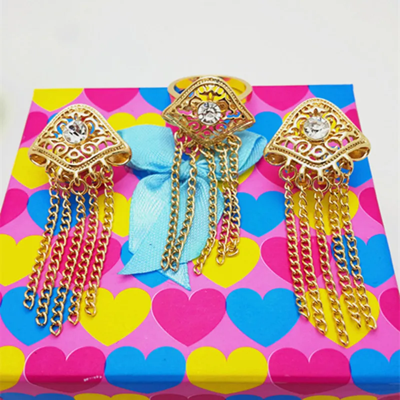 Мода 2020 золотой цвет нигерийские Свадебные африканские бусы ювелирный набор