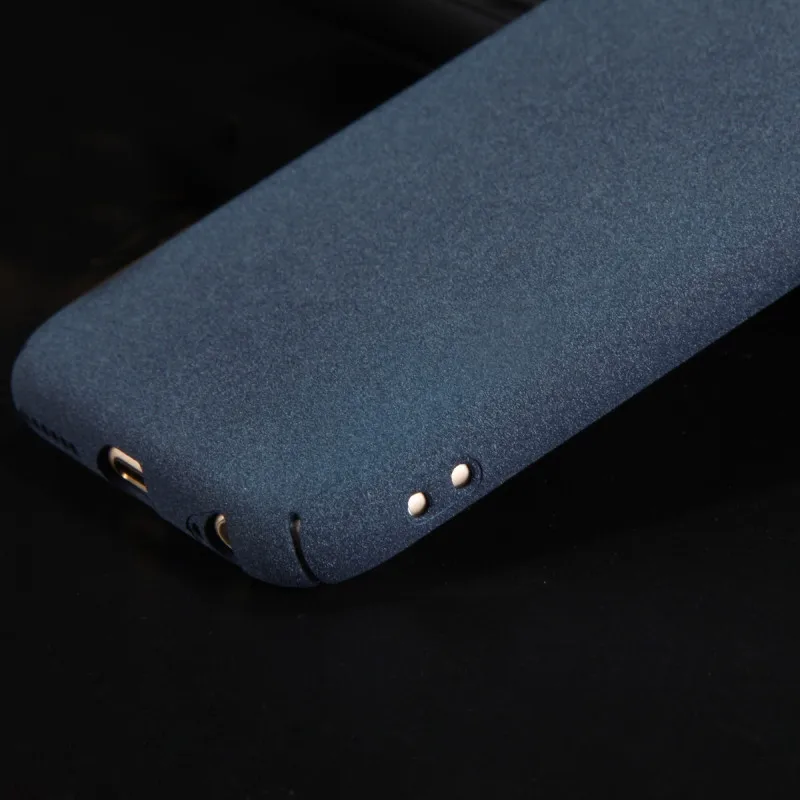 Жесткий матовый тонкий чехол для iPhone 7 6 s 8 плюс Xs X Матовый рок песок зыбучие пески