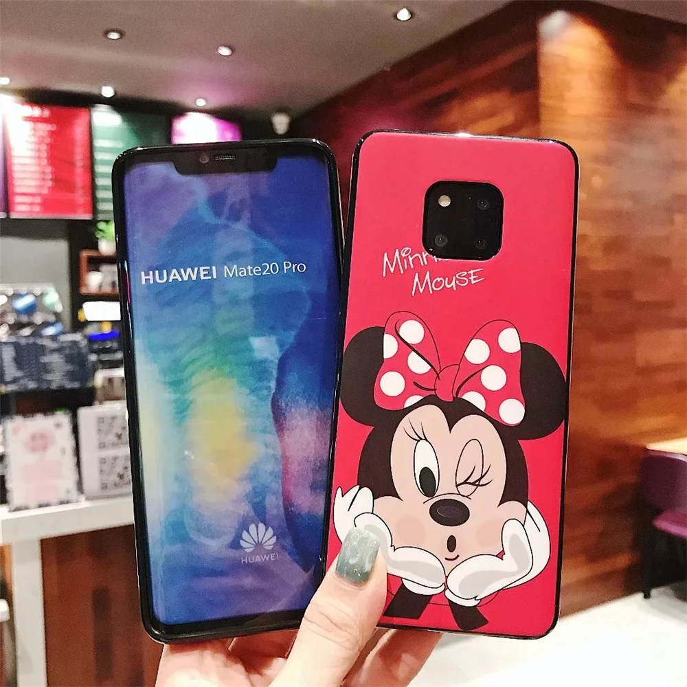 С Микки Маусом и Минни Маус комплект Мышь чехол для телефона Samsung Galaxy S8 S9 S10 плюс