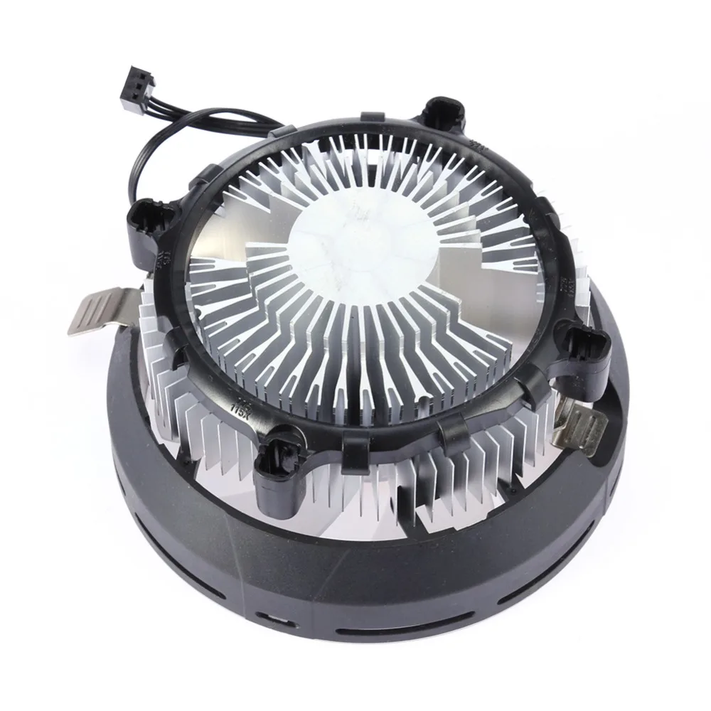 DC12V 12 см ПК Тихая процессорный кулер светодиодный диафрагма Процессор охлаждающий вентилятор гидравлический подшипник радиатора для i3/i5/i7/AMD/775/1150/1151/115