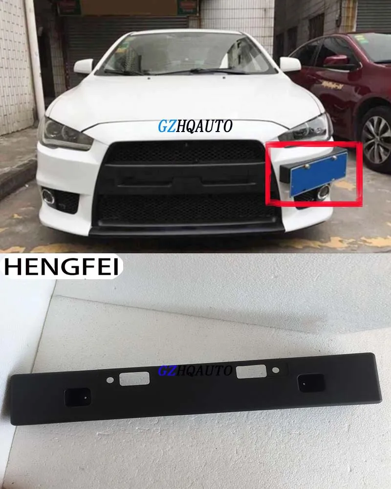 

HengFei car accessories License frame for Mitsubishi Lancer EX modified evo surrounded Special license plate frame