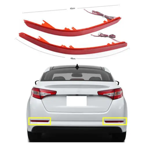 Задние противотуманные фары в сборе для Kia K5 Optima 2011 2012 2013 ходовые огни + стоп