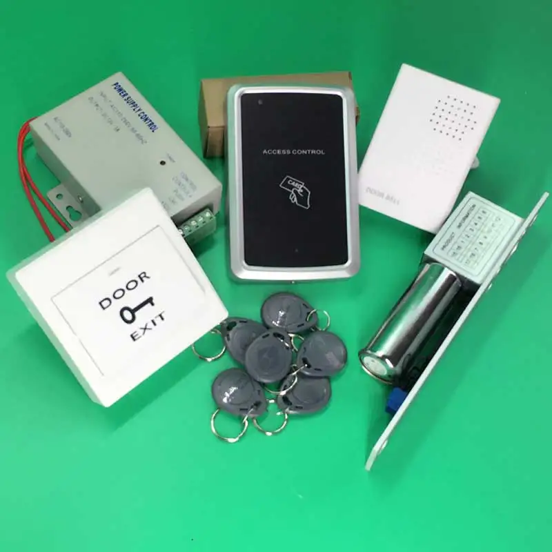 RFID Door Access Control System Kit Set Electric Bolt Lock + Power Supply Proximity Entry keypad | Безопасность и защита
