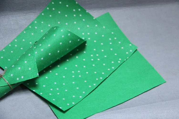 Новое поступление! Фетровое нетканое полотно 8 шт./партия 4 цвета 14x14 см с принтом в