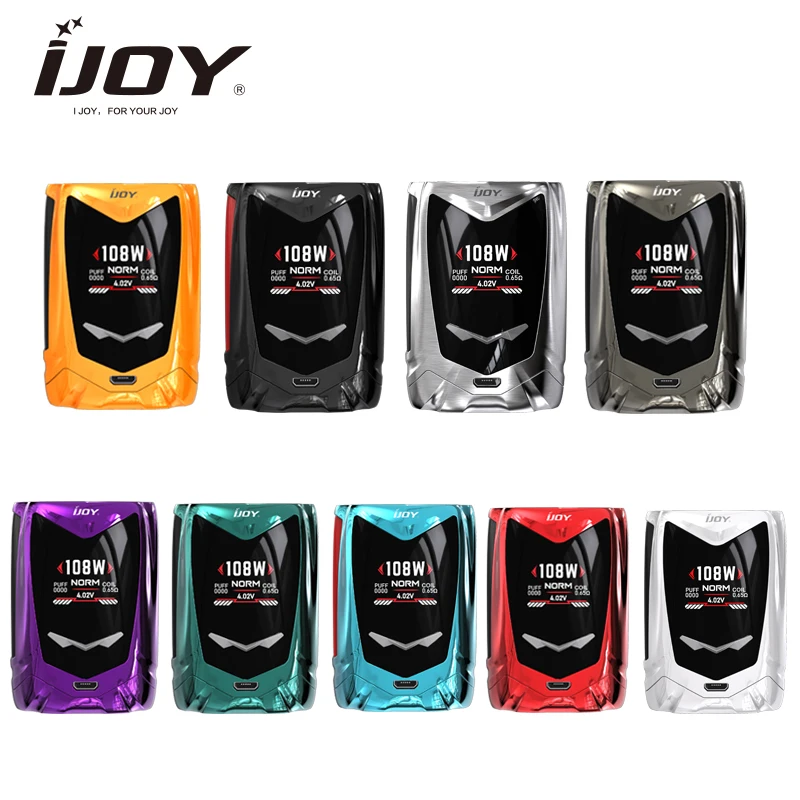 Новое поступление IJOY Мститель детский мод 108 ВТ Голосовое управление TC коробка с