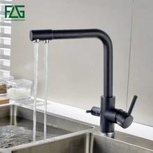 FLG Filter Kitchen Faucets Deck Mounted Mixer Tap 360 Rotation with Water Purification Features Mixer Tap Crane For Kitchen Sink
