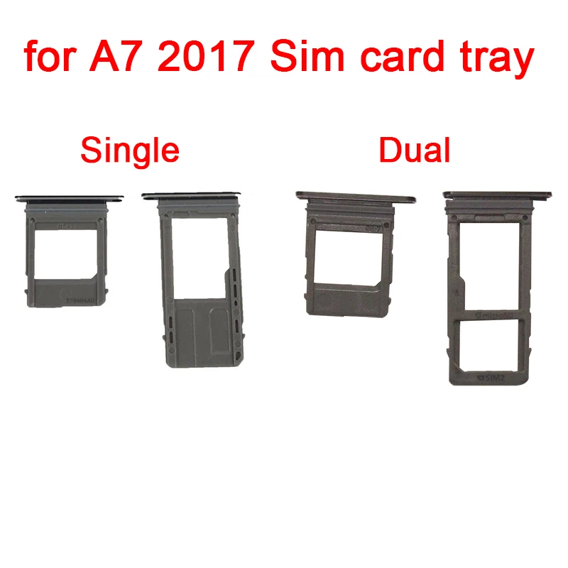 1 компл./лот лоток для одной/двойной Sim-карты слот карты Micro SD держатель Samsung Galaxy A5 A7