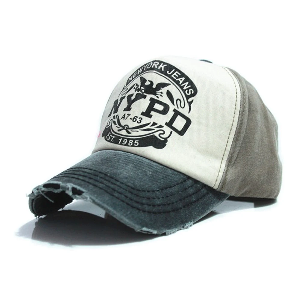 NO4 6 цветов Хлопок Винтаж Snapback Регулируемая Кепка унисекс бейсболка хип хоп шляпа Горячая Зимняя кепка - Цвет: NO4