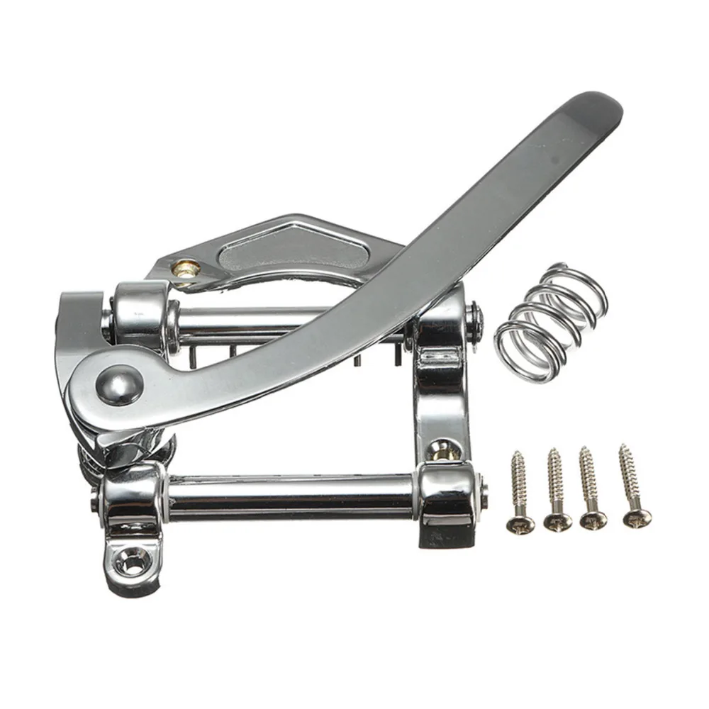 

Zinc Alloy Guitar Tremolo Bridge Silver Vibrato Tailpiece For Electric Guitar