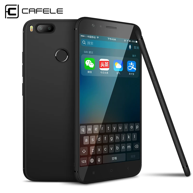 Матовый ТПУ чехол Cafele для телефона Xiaomi mi 5x (A1) Ультратонкий 0 6 мм из с защитой от