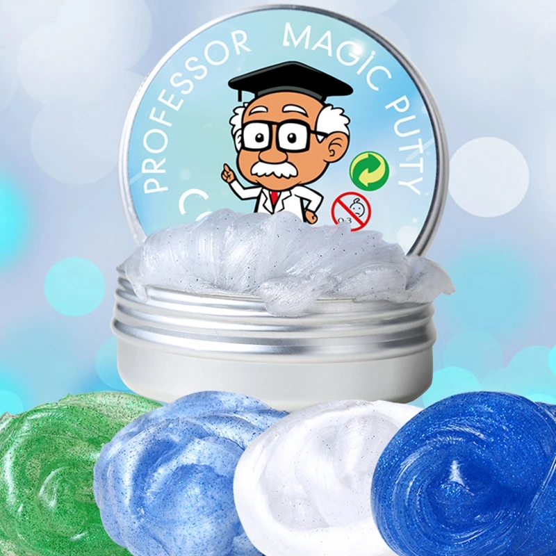 Прозрачный жидкий стеклянный шпатлевка прозрачный отскок слизь игрушки